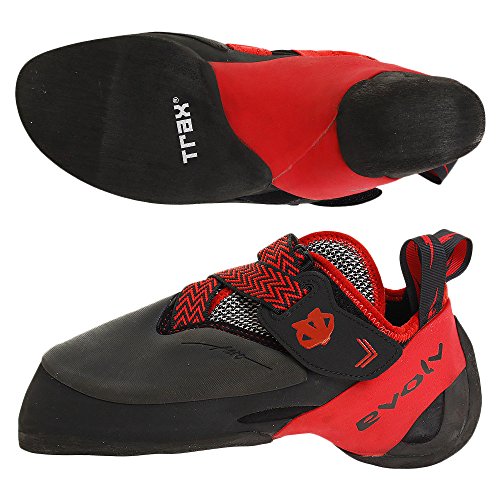 【中古】【未使用・未開封品】Evolv Agro クライミングシューズ ブラック/レッド 11.5