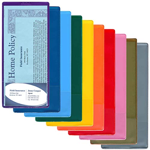【中古】【未使用・未開封品】StoreSMART INS30VP ポリシー ホルダー 名刺ポケット付き 4インチ x 9インチ バラエテ…
