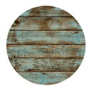 【中古】【未使用・未開封品】Non-Slip Rubber Mouse Pad Rustic Old Barn Wood Round Mousepad