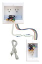 【中古】【未使用・未開封品】PowerBridge Solutions TWO-CK-16 Dual In-Wall Cable Management for ...