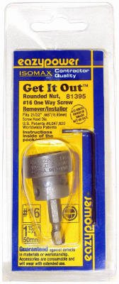 Eazypower 81395 2-Inch Get It Out One Way/Rounded Screw Remover 