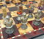 š̤ۡѡ̤ʡMedieval Times Crusades Knight Chess Set Painted Busts W/ High Gloss Cherry &Burlwood Color Board 18