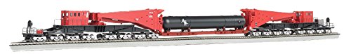 【中古】【未使用 未開封品】Bachmann Industries 380トン シュナベル レトルト/シリンダー ロード貨物車 レッド/ブラック