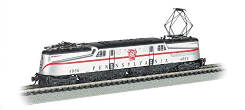【中古】【未使用 未開封品】Bachmann Industries Gg 1 Dcc Ready Electric Prr 4866 Congressional Nスケール 機関車 シルバーレッドストライプ