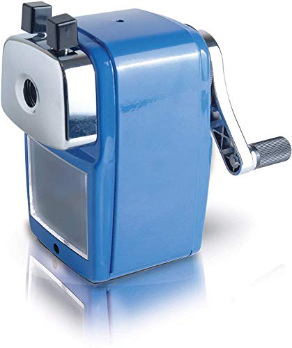 Helix Metal Desktop Pencil Sharpener - Blue Body by Helix