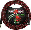 【中古】【未使用・未開封品】Pig Hog PCH20PLR 1/4 Straight to 1/4 Right-Angle Tartan Plaid Instrument Cable, 20 feet by PigHog
