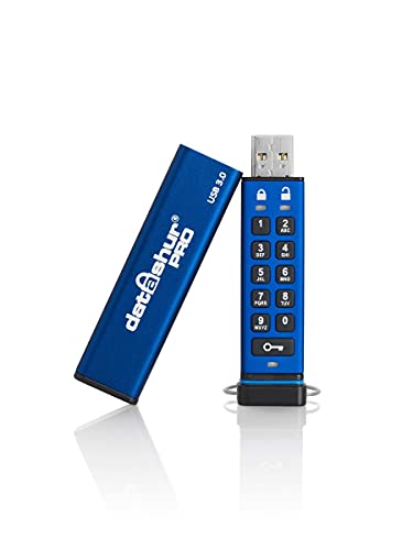 【中古】【未使用・未開封品】iStorage datAshur PRO セキュアフラッシュドライブ - FIPS 140-2レベル3認定 - パスワード保護、ほこりや耐水性、ポータブル、軍用グレードのハ