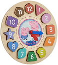 【中古】【未使用・未開封品】Peppa Pig シェイプソーター クロックパズル (12ピース)