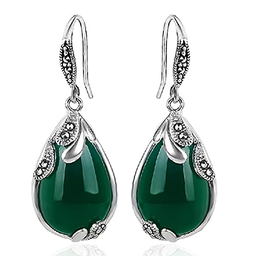 【中古】【未使用・未開封品】Jade Angelレトロジュエリータイシルバーwith白鉄鉱と瑪瑙イヤリング