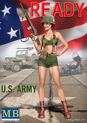 Masterbox US Army Girl ピンアップシリーズ キット No.3 アリス 1/24 マスターボックス 24003