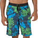 【中古】【未使用・未開封品】Speedo Men's Gradated Floral E-Board 21 Inch, Speedo Black, Small