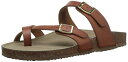 【中古】【未使用・未開封品】Madden Girl Women's Bryceee Toe Ring Sandal, Cognac Paris, 7.5 M US