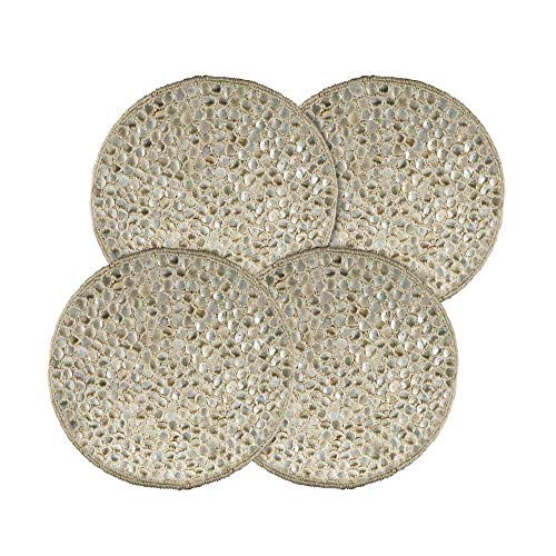 【中古】【未使用・未開封品】SAROライフスタイル1180.i15r母のパールデザインプレースマット、アイボ..