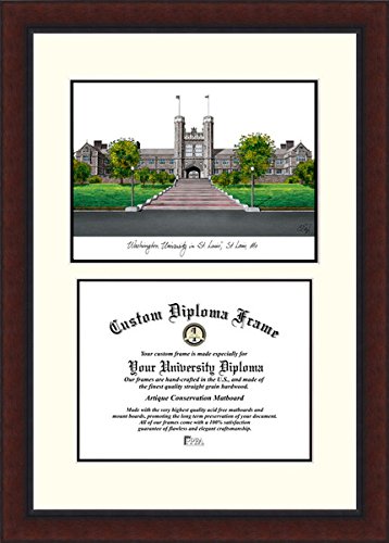 【中古】【未使用・未開封品】Campus Images MO997LV ワシントン大学 セントルイス レガシー学会卒業証書フレーム 8.5インチ x 11インチ