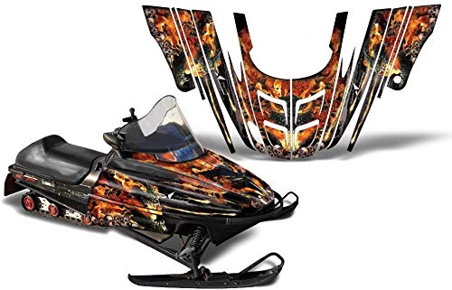 【中古】【未使用・未開封品】AMR Racing スノーモービルグラフィックキットステッカーデカール ポラリス700XC、800XCR、600 RMK 1999...