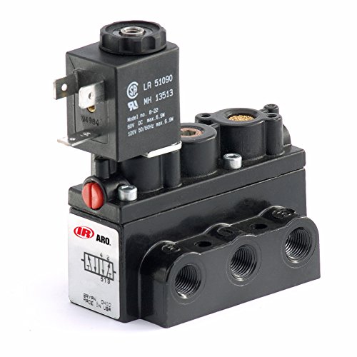 ARO A212SS-120-A 4-Way 2-Position Solenoid Valve, 120V 1/4 NPT by Ingersoll Rand - ARO
