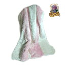 【中古】【未使用・未開封品】ピンクとクリーミーホワイトShag FauxファーThrow Blanket with Minky Cudleファー裏地 5'x7' ピンク PWSTB