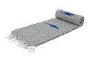 【中古】【未使用・未開封品】Open Road Goods グレー ヨガブランケット 厚手 メキシカンサンダーバードブランケット ハンドメイド ヨガ用