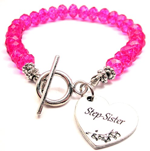 楽天AJIMURA-SHOP【中古】【未使用・未開封品】step-sisterクリスタルToggle Bracelet Inホットピンク