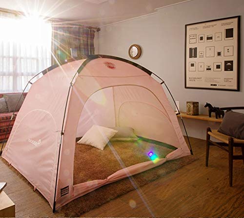 (Pink) - DDASUMI Warm Tent for Single Bed 2015 (Pink)