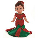 【中古】【未使用 未開封品】Precious Moments Dancing into The Christmas Spirit Brun Doll