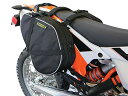 【中古】【未使用・未開封品】nelson-rigg rg-020ブラックデュアルスポーツバイクサドルバッグ