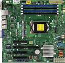 【中古】【未使用・未開封品】Supermicro マザーボード マイクロATX DDR4 LGA 1151 X11SSM-O