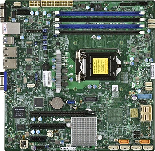 【中古】【未使用 未開封品】SupermicroマザーボードマイクロATX ddr4 LGA 1151 x11ssl-nf-o