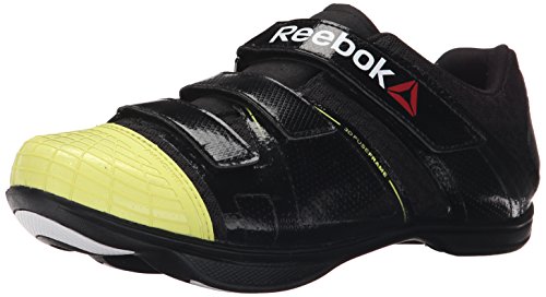 Reebok - 【中古】【未使用・未開封品】Reebok Men's Cycle Attack u-m, Black/High Vis Green/White, 4 M US