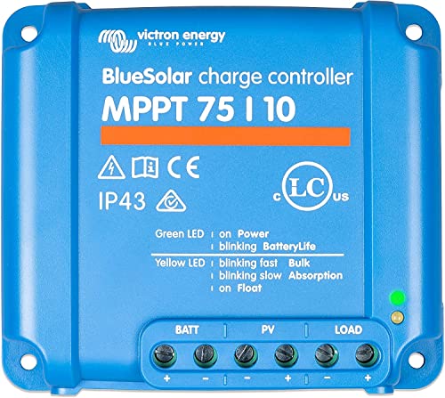 【中古】【未使用 未開封品】MPPT Solar Charge controller 12V/24V Victron Energy 75/10 by Victron Energy