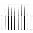 【中古】【未使用 未開封品】10pc 2 Diamond Bead Reamer Set 1/16 x 7/8 For Dremel Rotary Tool 1/8 by ZEERMENG