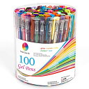 【中古】【未使用・未開封品】Smart Color Art - 100 Colors Gel Pen Set - Perfect for Coloring by Smart Color Art