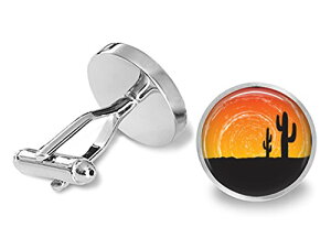 【中古】【未使用・未開封品】サワロ国立公園Cactus Desert Sunset Cufflinks