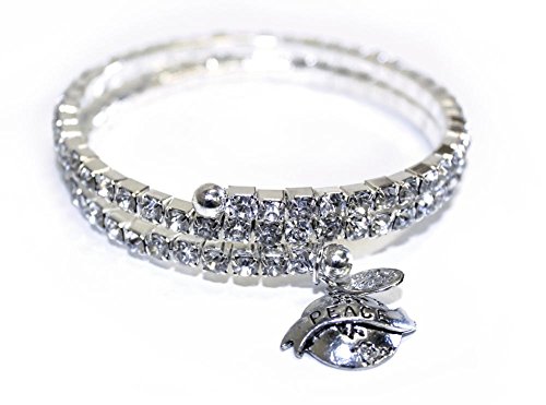 【中古】【未使用・未開封品】Wraparound Peaceクリスタルブレスレットby Albert Weiss