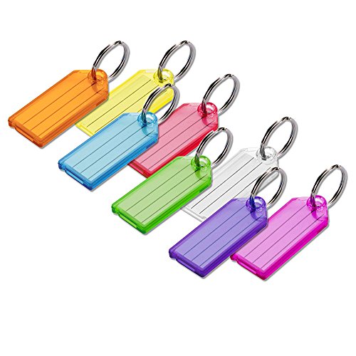 21 inches+ - 【中古】【未使用・未開封品】Lucky Lineキータグ、分割リング付き; 100?perボックスアソートカラー(10400?)