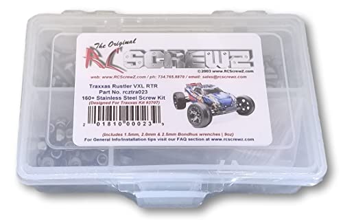 RC Screwz TRA023 Ss スクリューキット Rustler Vxl