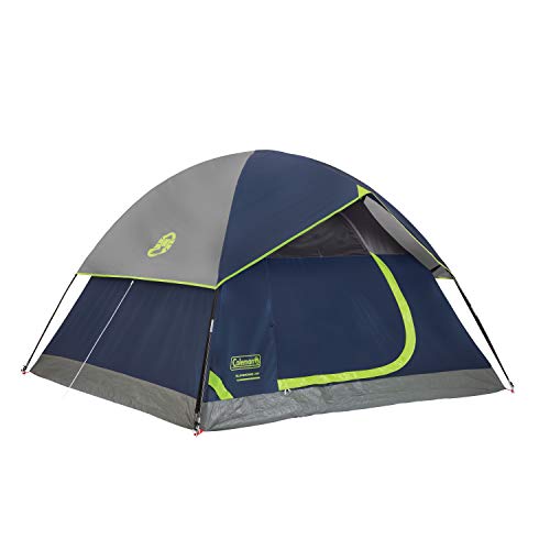 Event, Assembly Tent - 【中古】【未使用・未開封品】Coleman(コールマン) Sundome (サンドーム) シンプル テント 日本未発売モデル ネイビー 4人用 [並行輸入品]