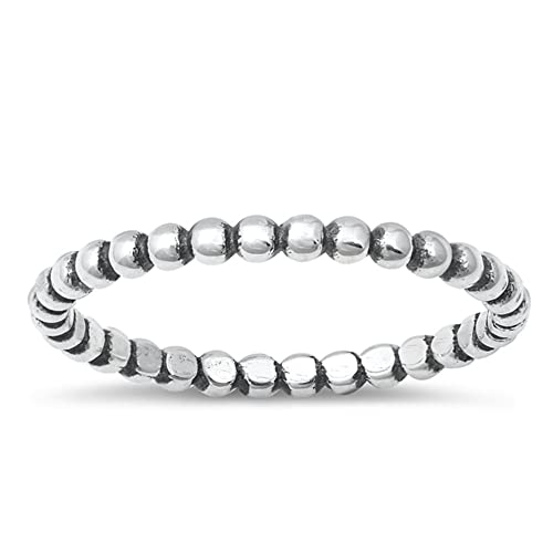 【中古】【未使用・未開封品】Choose Yourカラースターリングシルバービーズバンドリング