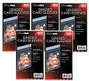 【中古】【未使用 未開封品】5 Ultra Pro Graded Card Sleeve Packs with Resealable Strip 500 Total (5 100ct Packages). Protects Graded Cards From Scratching and Dust