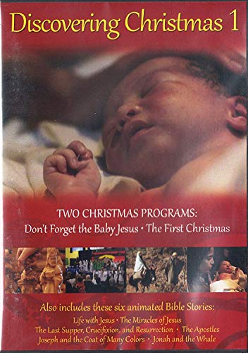【中古】【未使用・未開封品】Discovering Christmas Vol 1 - Don't Forget the Baby Jesus - Two Christmas Programs Plus Six Animated Bible Stories