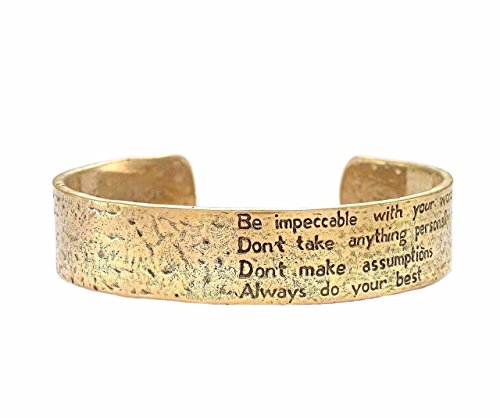 【中古】【未使用・未開封品】4つの契約"アラームCuff " Small, Large ブラス