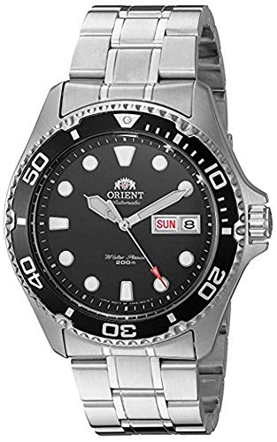 【中古】【未使用・未開封品】Orient # faa02004bメンズRay IIステンレススチールブラックダイヤル200?M Automatic Diver Watch