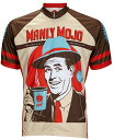 【中古】【未使用・未開封品】World Jerseys メンズ Manly Mojo メンズ サイクリング ジャージ M ブラウン