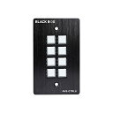 【中古】【未使用・未開封品】ブラックボックス ウォールプレート コントロールパネル - RS-232、8ボタン