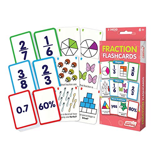 【中古】【未使用・未開封品】Fraction Flash Cards