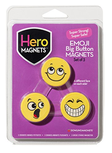 【中古】【未使用・未開封品】Hero Magnets Emoji Big Button