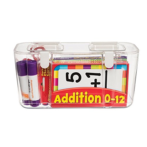 Deflecto 29201CR Stackable Caddy Organizer Medium Container, White