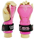【中古】【未使用・未開封品】(Pink Rubber) - Cobra Grips FIT Weight Lifting Gloves, Heavy Duty Straps, Alternative to Power Lifting Hooks, Power Lifting, For Deadli