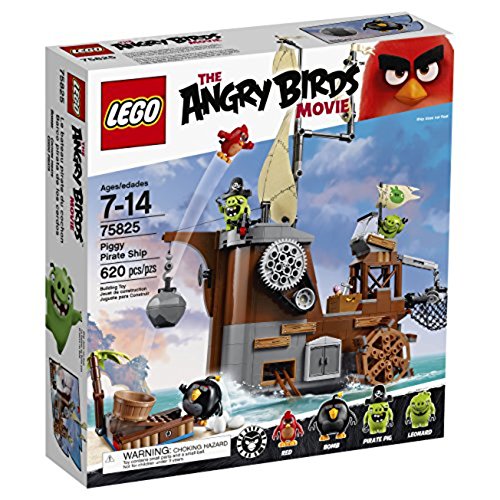 【中古】【未使用・未開封品】[レゴ]LEGO Angry Birds 75825 Piggy Pirate Ship Building Kit 6137899 [並行輸入品]