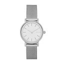 【中古】【未使用・未開封品】Skagen Hald 女性用 スチールメッシュ時計 シルバー